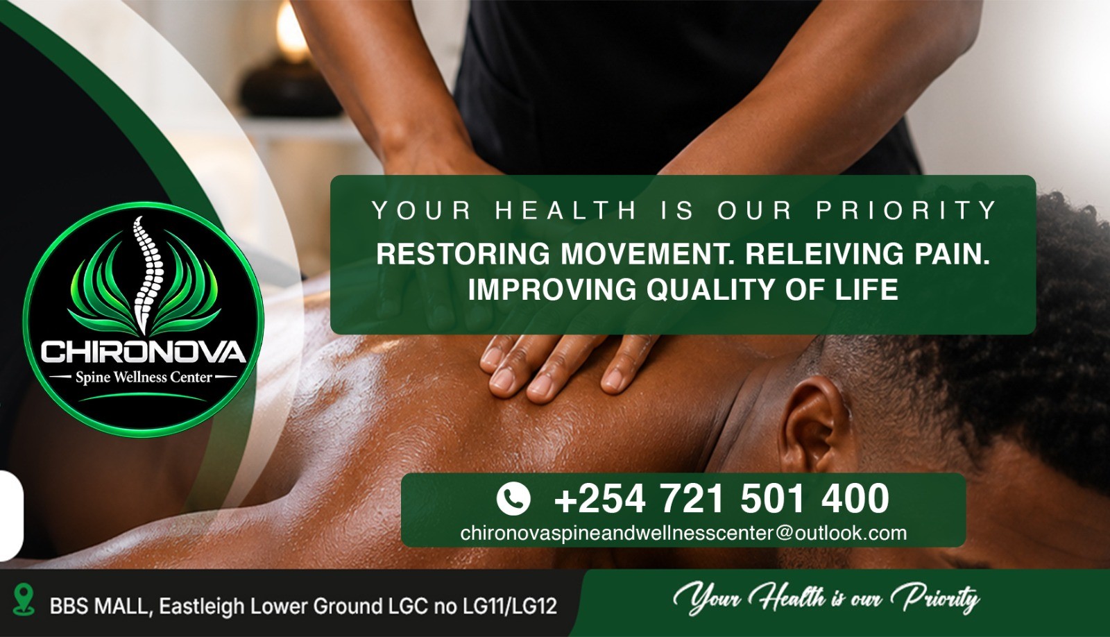 CHIRONOVA SPINE AND WELLNESS CENTER LIMITED