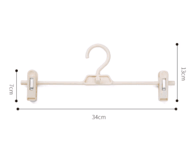 Hanger hanger indoor and outdoor plastic non-slip pants rack pants clip multi-function retractable superimposed pants rack drying rack