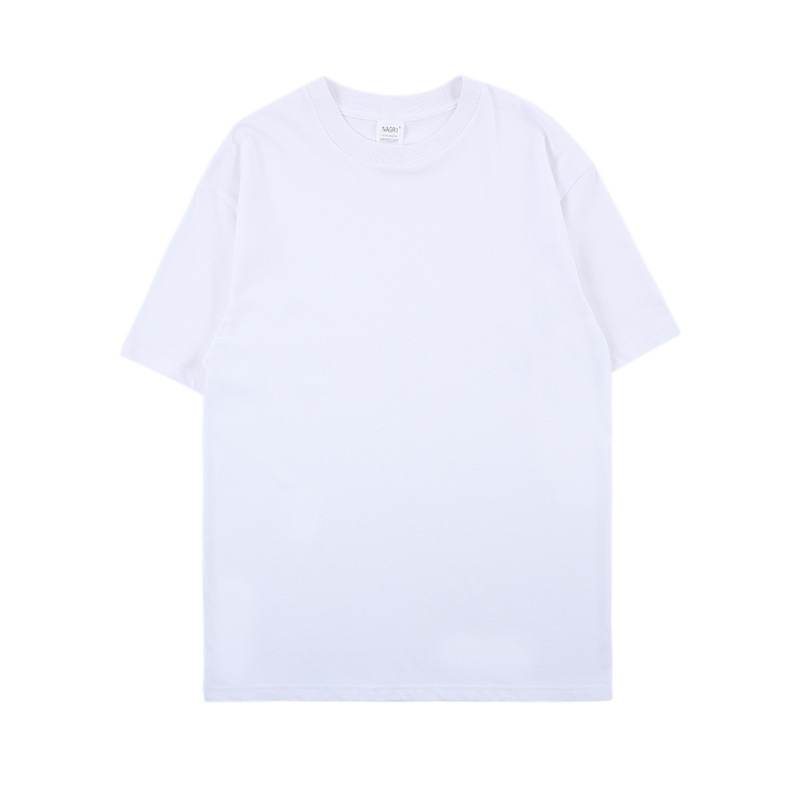 NAGRI-Camiseta Informal De Algodon De Manga Corta Para Hombre Y Mujer, Camisa Basica De Marca A La Moda, Tops Blancos Y Negros De talla Grande, De Verano