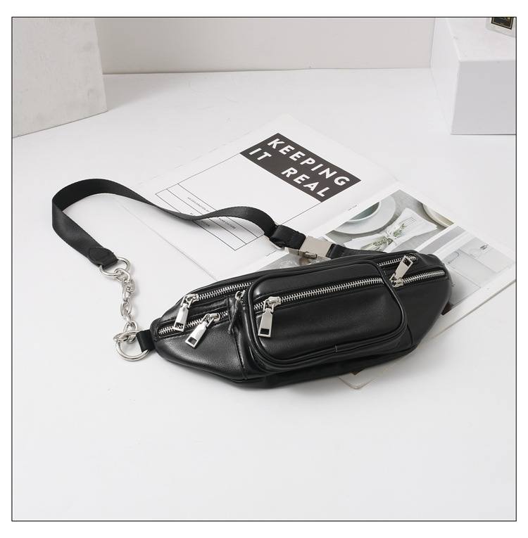 Bag Waist Bag Women's Trendy Ins Bag New Female Bag Trendy Star With The Same Paragraph Net Celebrity Messenger Chest Bag Wild Single Shoulder