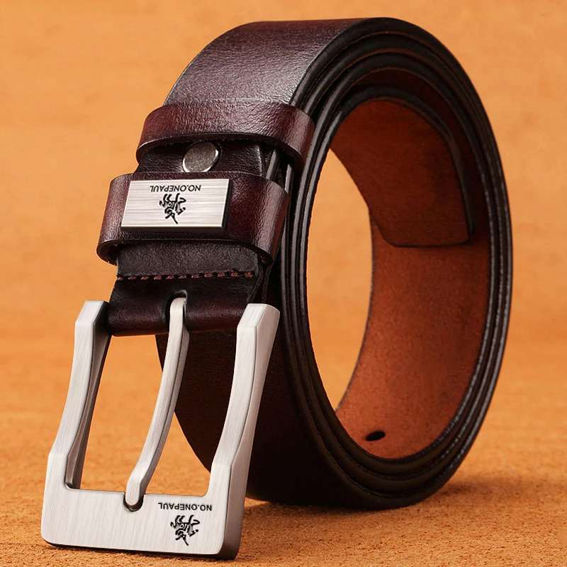New Belt Male Pu Pin Buckle Trend Alloy Adjustable