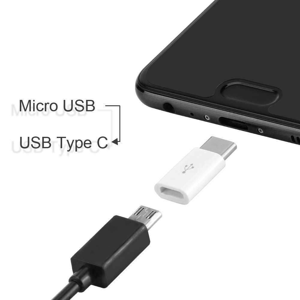 Source Factory Android Charging Data Transmission With OTG Function Micro Usb To Type-c Adapter Adapter