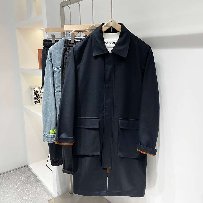 Sufeng Wanzhen Embroidery Cabinet Men's Mid-length Trench Coat