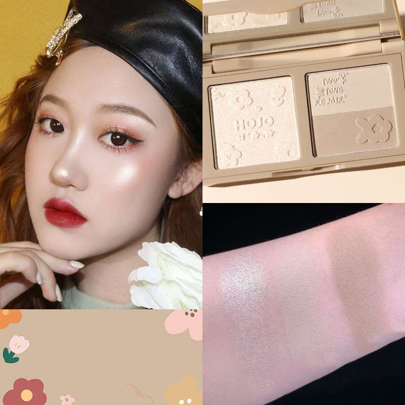 Three-in-one Highlighter Natural Three-dimensional Shadow Blush