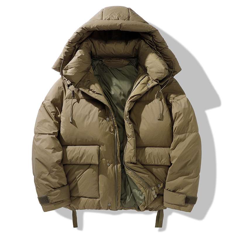 Men's Tooling Down Jacket Large Size Stylish Simple And Warm