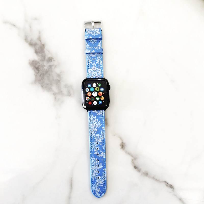 Trendy Green Leather Printed Wristband Fashion