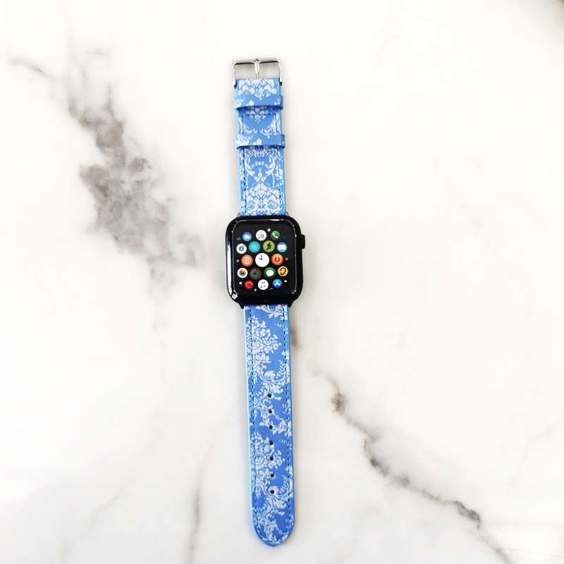 Trendy Green Leather Printed Wristband Fashion