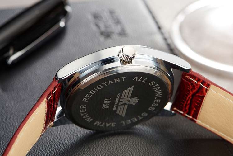 New Men's Single Calendar Waterproof Steel Band Watch