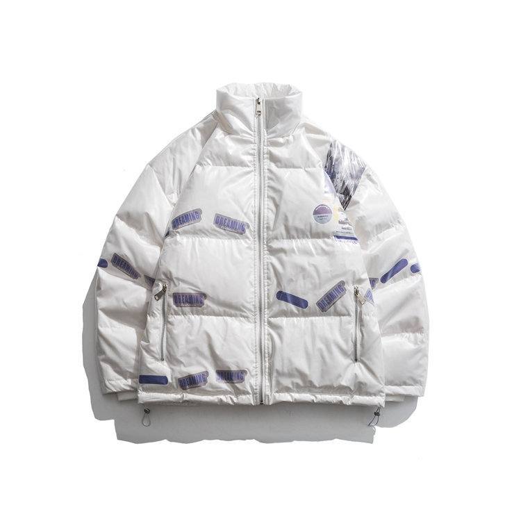 Young Men's Fashion Stand Collar Casual Down Jacket