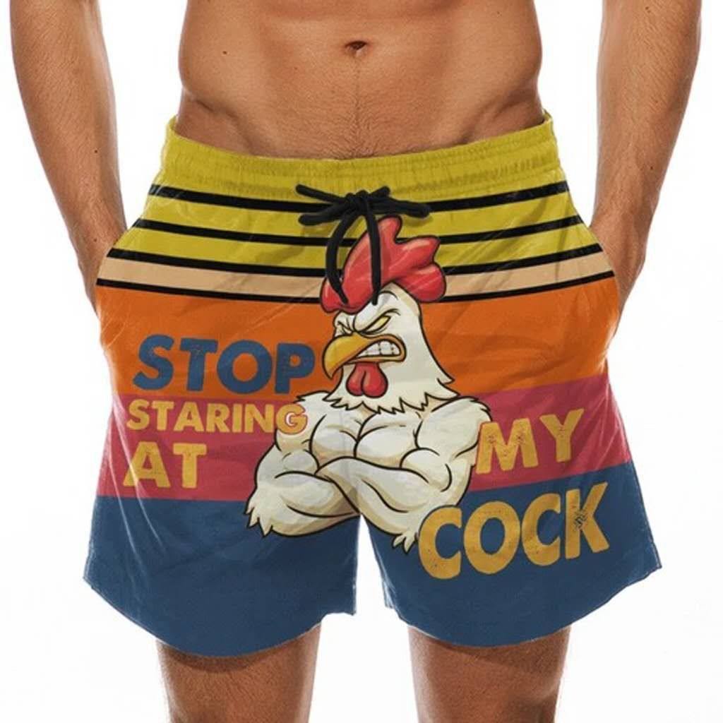 3D Digital Printing Ideas For Men's Beach Pants