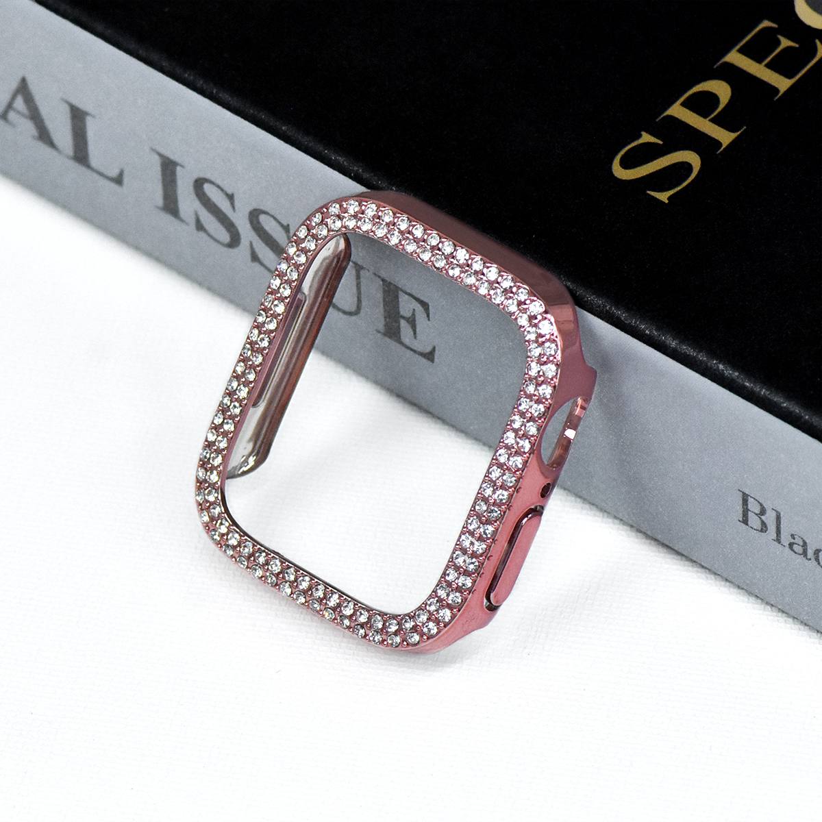 Watch Bezel Case With Diamond Inlay