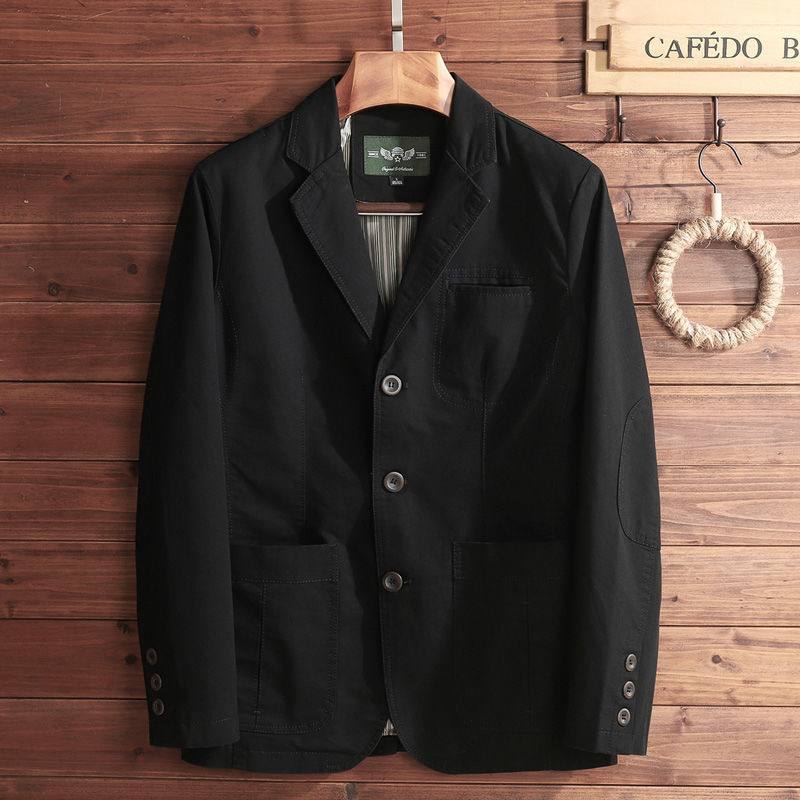 Men's Middle-aged Leisure Suit Baggy Coat