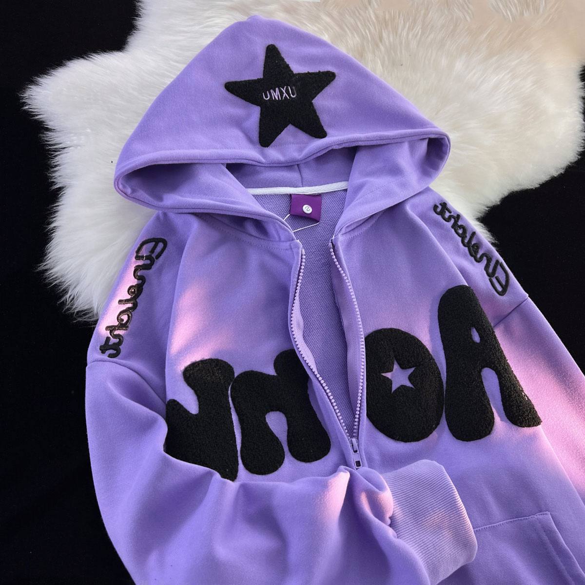 Trendy Casual Hoodie Autumn And Winter Fleece Padded Coat