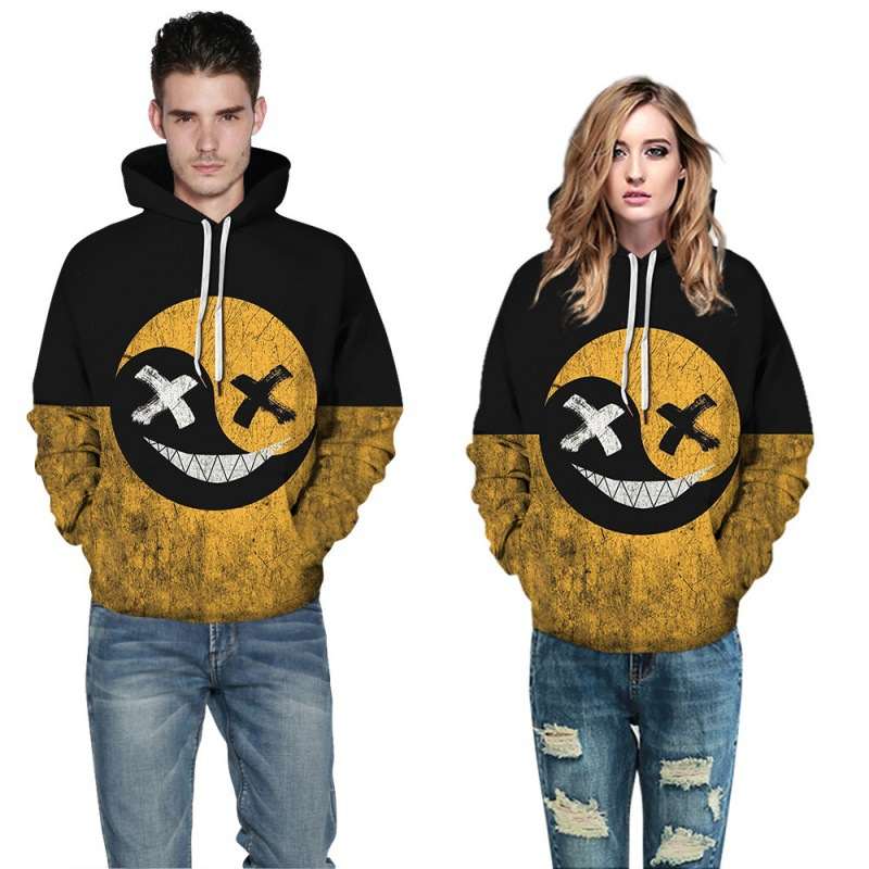Lion Digital Printed Hood Sweater Halloween