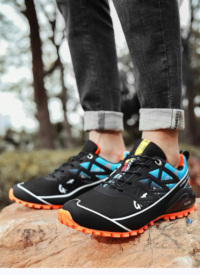 Men's Outdoor Off-road Running Shoes Air Cushion Mountaineering