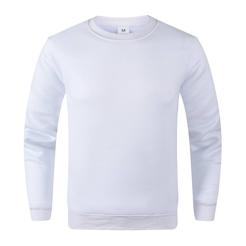 Men's Fashionable Round Neck Long Sleeve Fleece Sweatshirt