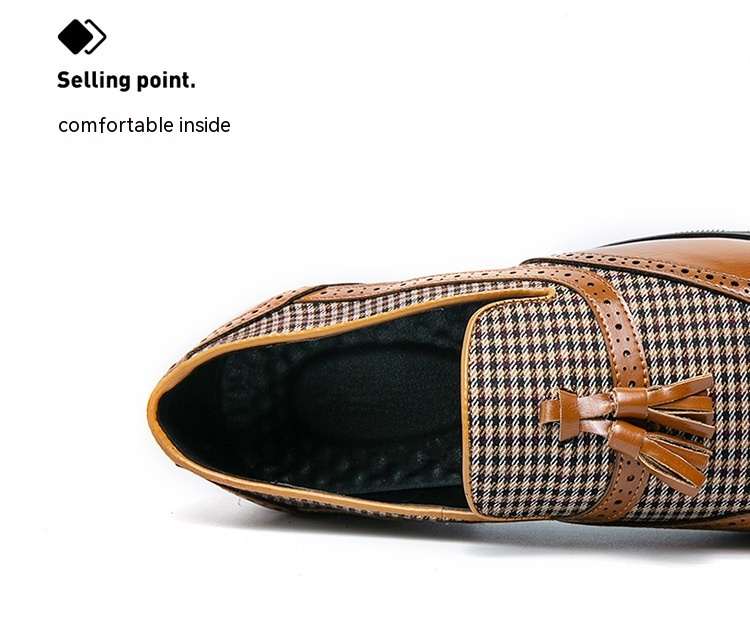 Men's British-style Business Casual Leather Shoes