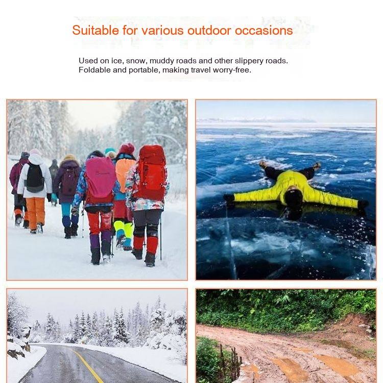 Outdoor 8-tooth Non-slip Ice And Snow Rock Climbing Spike