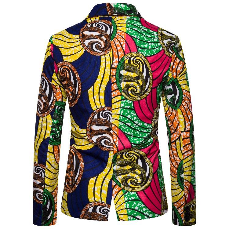 Indian Ethnic Style Men's Single Breasted Leisure Suit