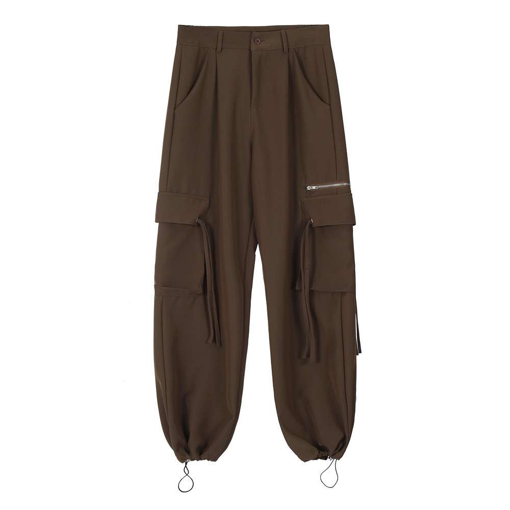 Three-dimensional Pocket Overalls Loose Street Trend
