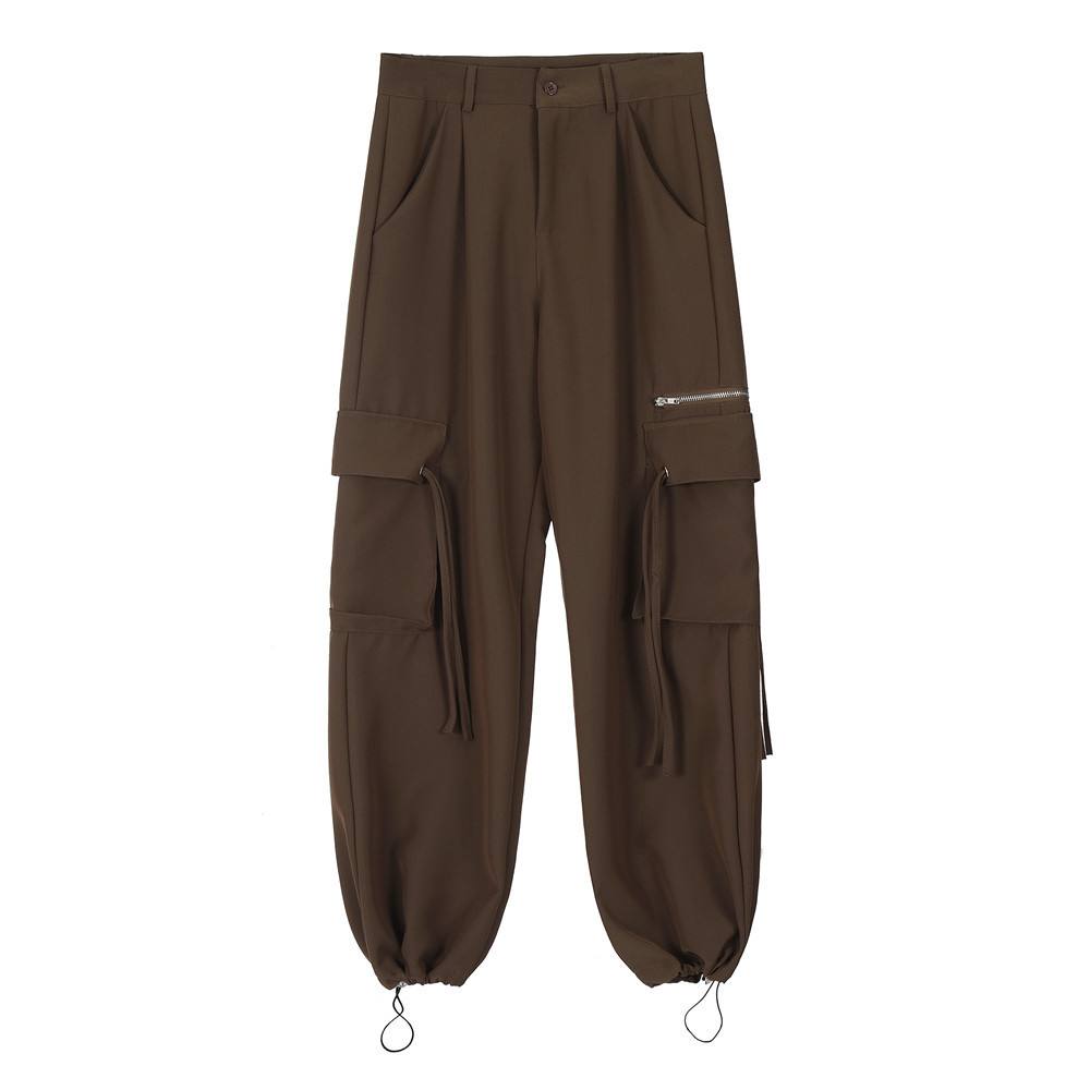Three-dimensional Pocket Overalls Loose Street Trend