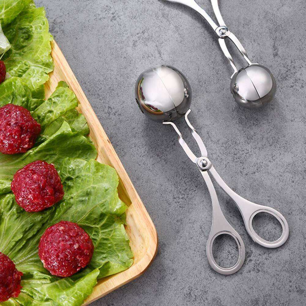 Model Meatball Maker Meat Kitchen Non Stick Spoon Stainless Steel Spoon