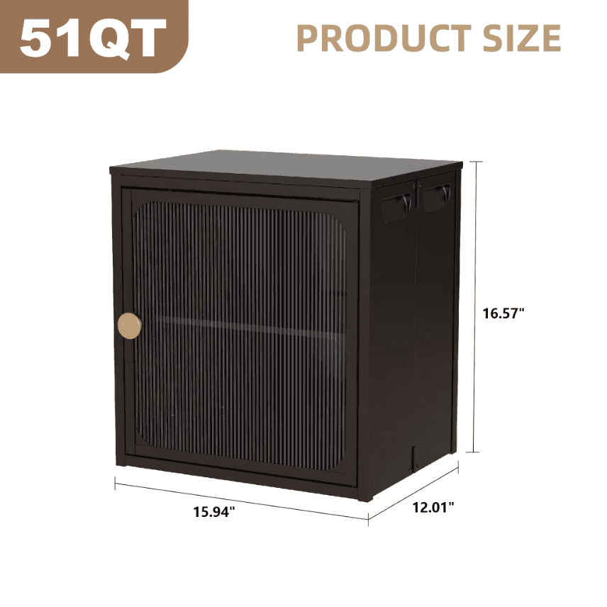 Single Sturdy Convenient Fordable Cabinet, Durable Steel-Wood Combo With Anti-Slip Design Quick Fold Install, Easy To DIY Storage Container With Door, White