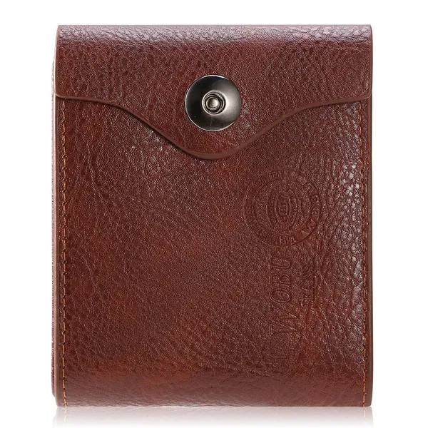 Men's Wallet PU Leather Bifold Purse Slim RFID Blocking Card Holder Cases W/ 2 ID Window Coin Pocket