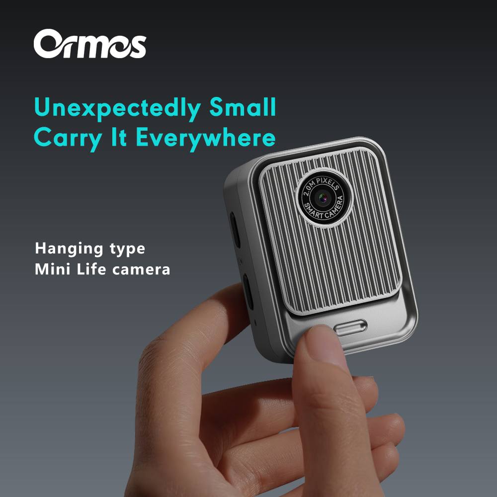 Ormos S131 Ultra-Light Mini Camera, 0.96 Inch Screen, Wearable Travel Camera & Photo Ornament, 16g Portable Hanging Camera With Type-C Charging