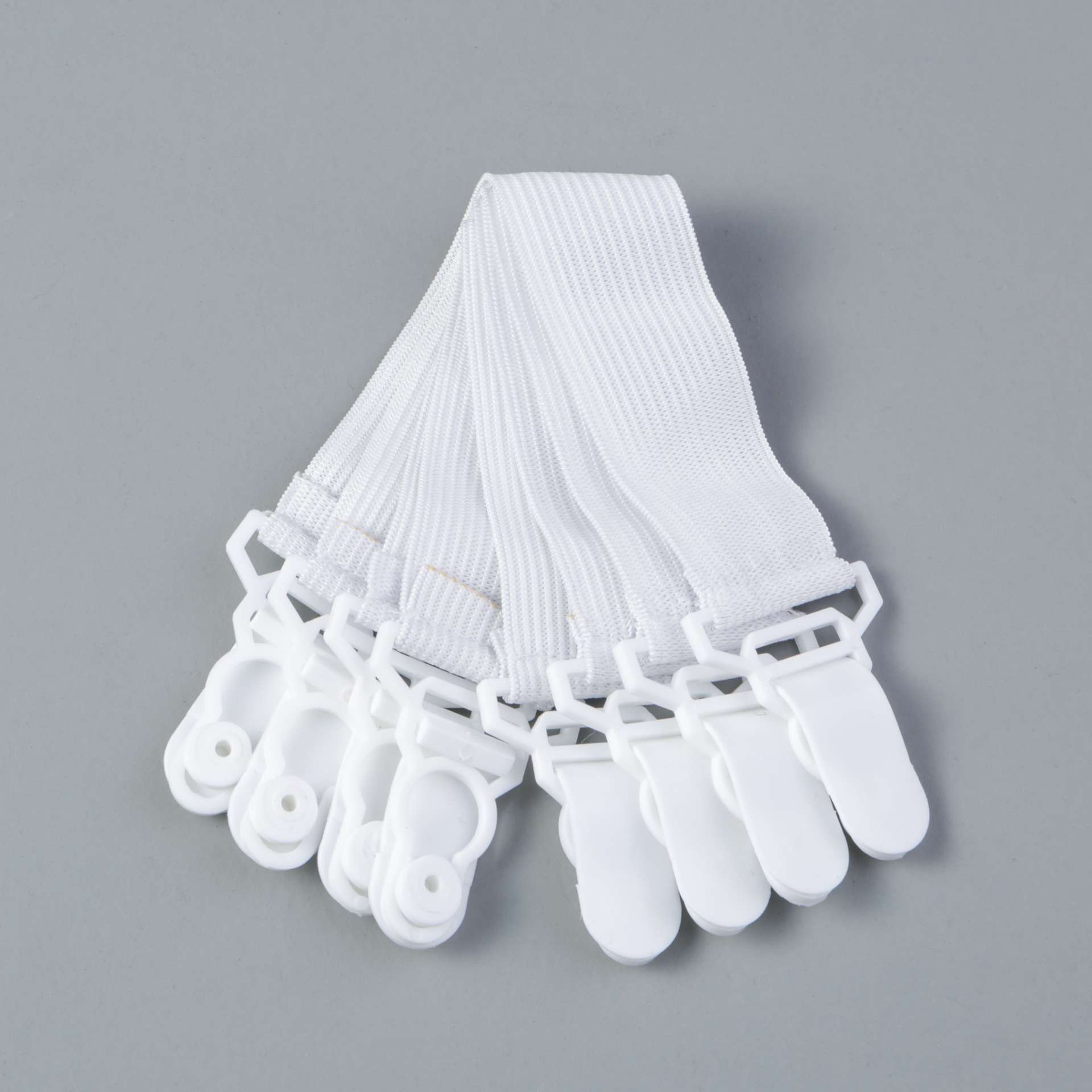 Bed linen buckle-white-1 pack