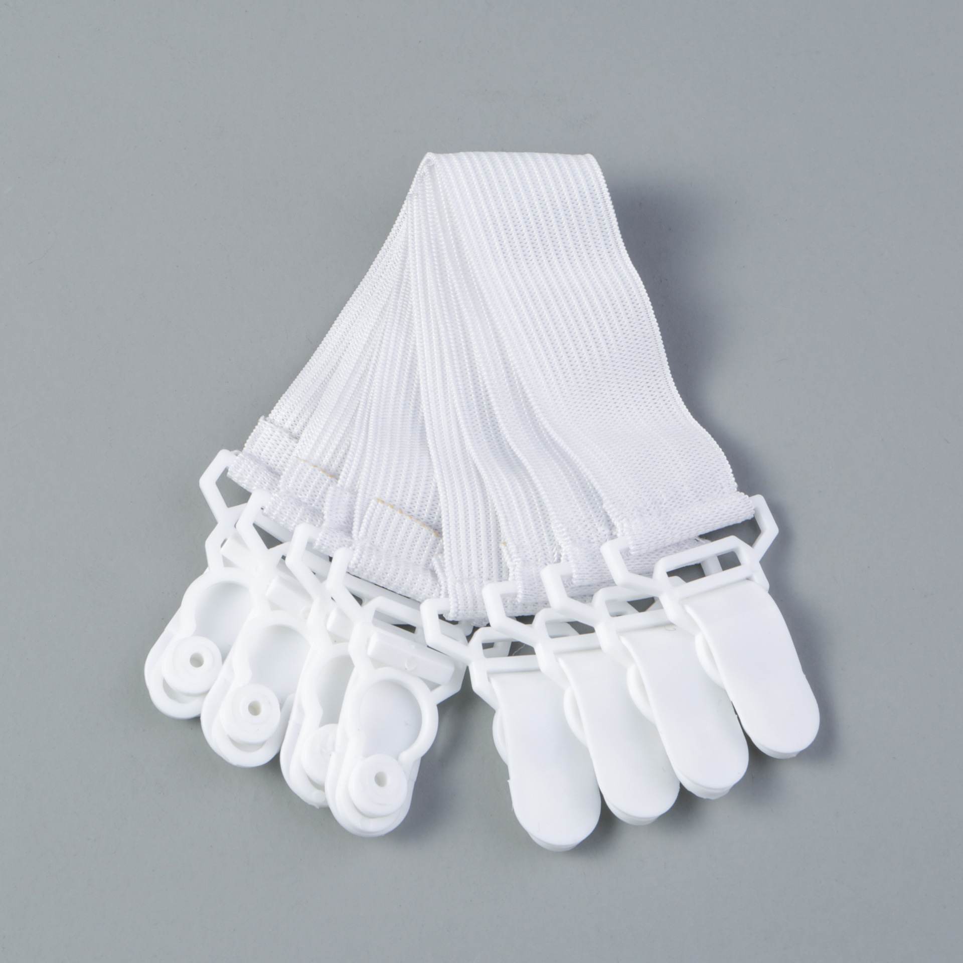 Bed linen buckle-white-1 pack