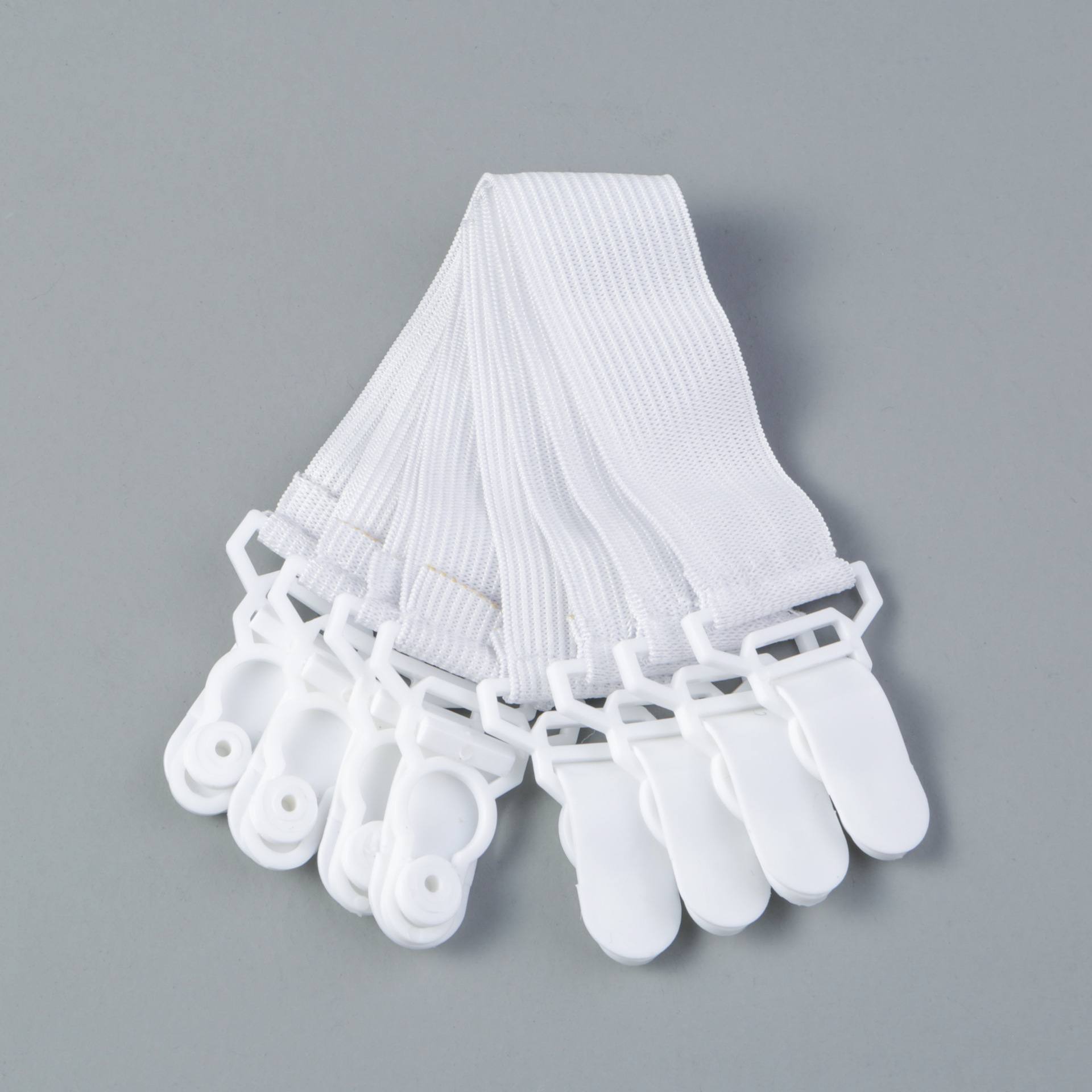 Bed linen buckle-white-1 pack