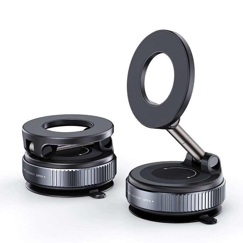 Vacuum Adsorption Mobile Phone Holder Car Navigation Bracket Suction Cup Bracket Car Magnet Phone Holder Stand