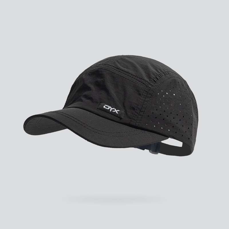 Summer Men's Quick-drying Multi-hole Breathable Adjustable Stylish And Simple Design Soft-top Baseball Cap Suitable For Outdoor Sun Protection And Hiking
