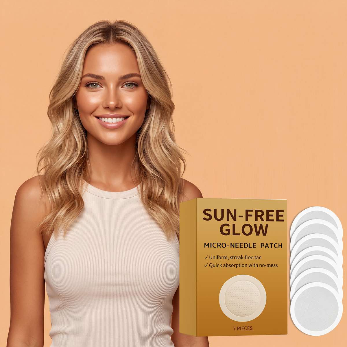 AMZ Tanning Care Microneedle Patch