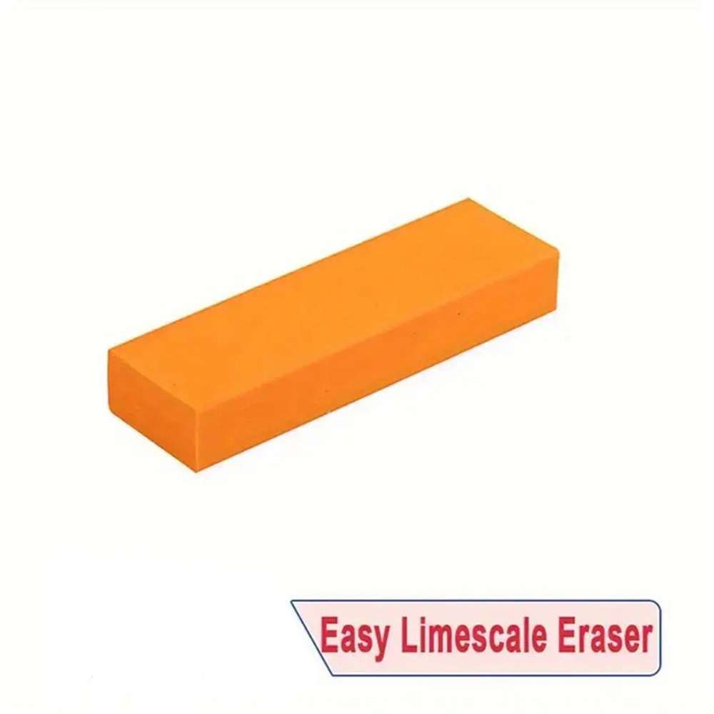 Stainless Steel Decontamination Scratch Eraser,Magical Rust Eraser Stainless Steel Stain Remover, Rubber Rust Cleaning Eraser For Kitchen, Bathroom, Household Orange Colour
