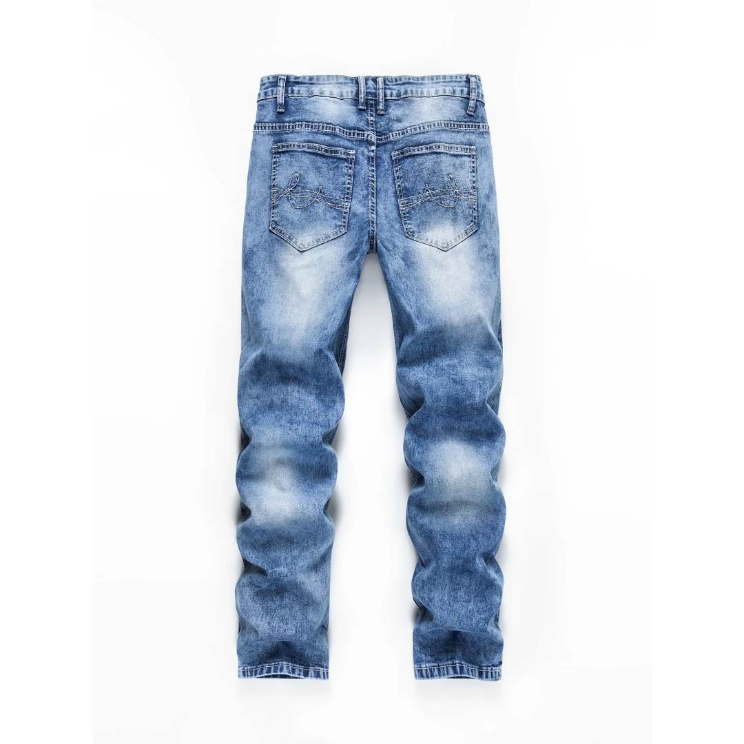 Shanxi Stretchy Slim Straight Pants