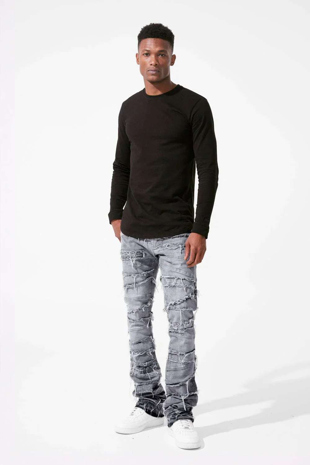 Shanxi Stretchy Slim Straight Pants