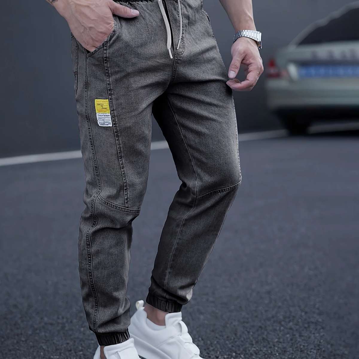 Shanxi Stretchy Slim Straight Pants