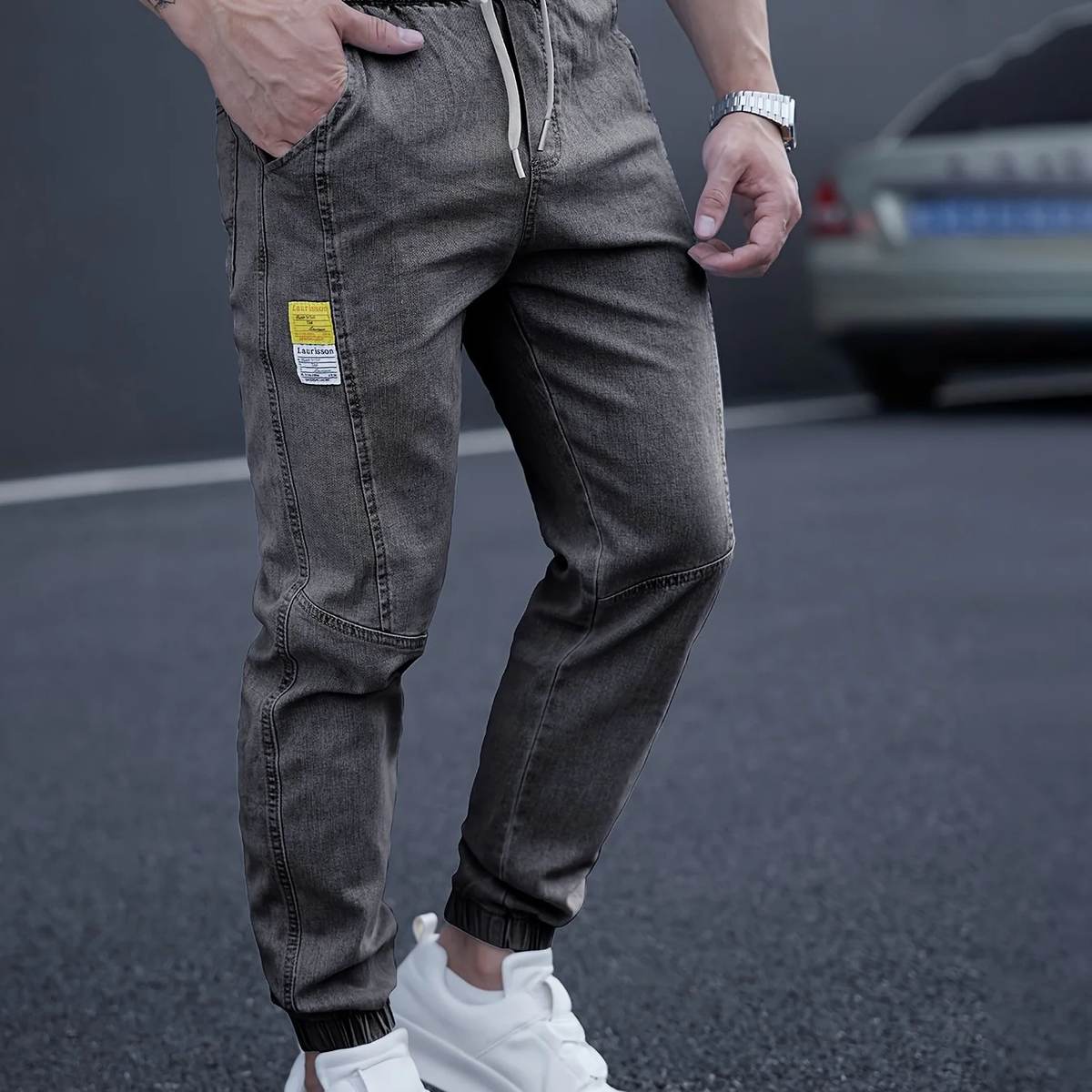 Shanxi Stretchy Slim Straight Pants