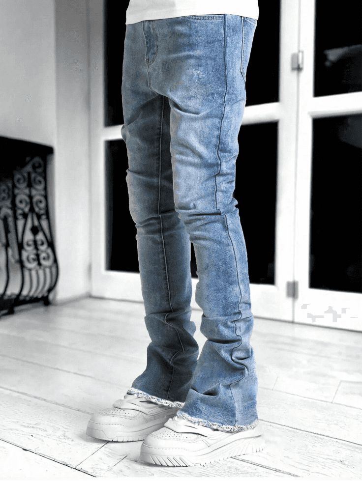 Shanxi Stretchy Slim Straight Pants