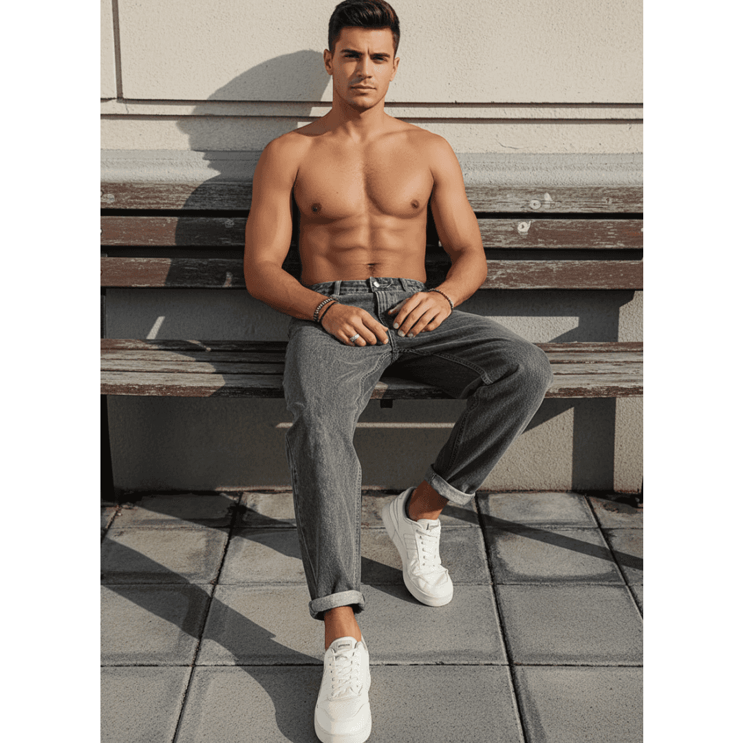 Shanxi Stretchy Slim Straight Pants