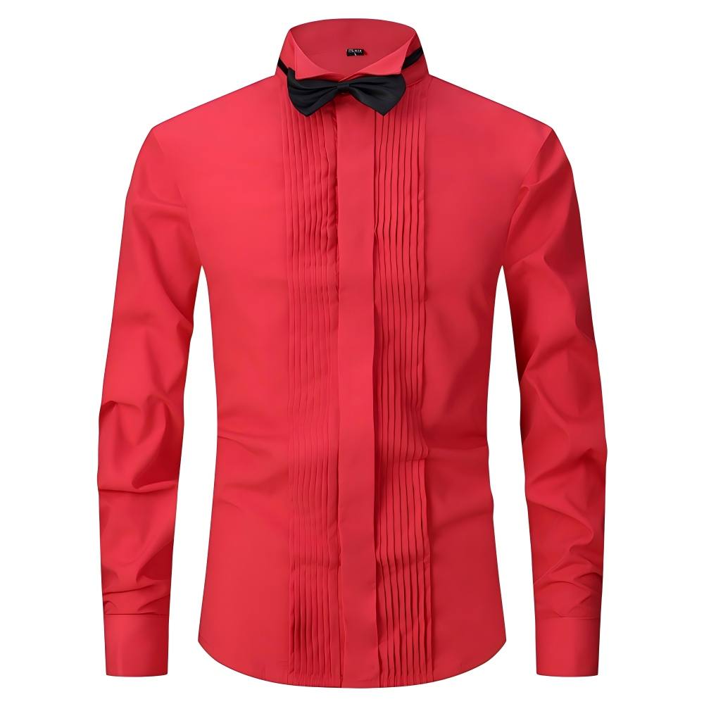H-550 Buttonless Dress Style Long Sleeved Formal Shirt