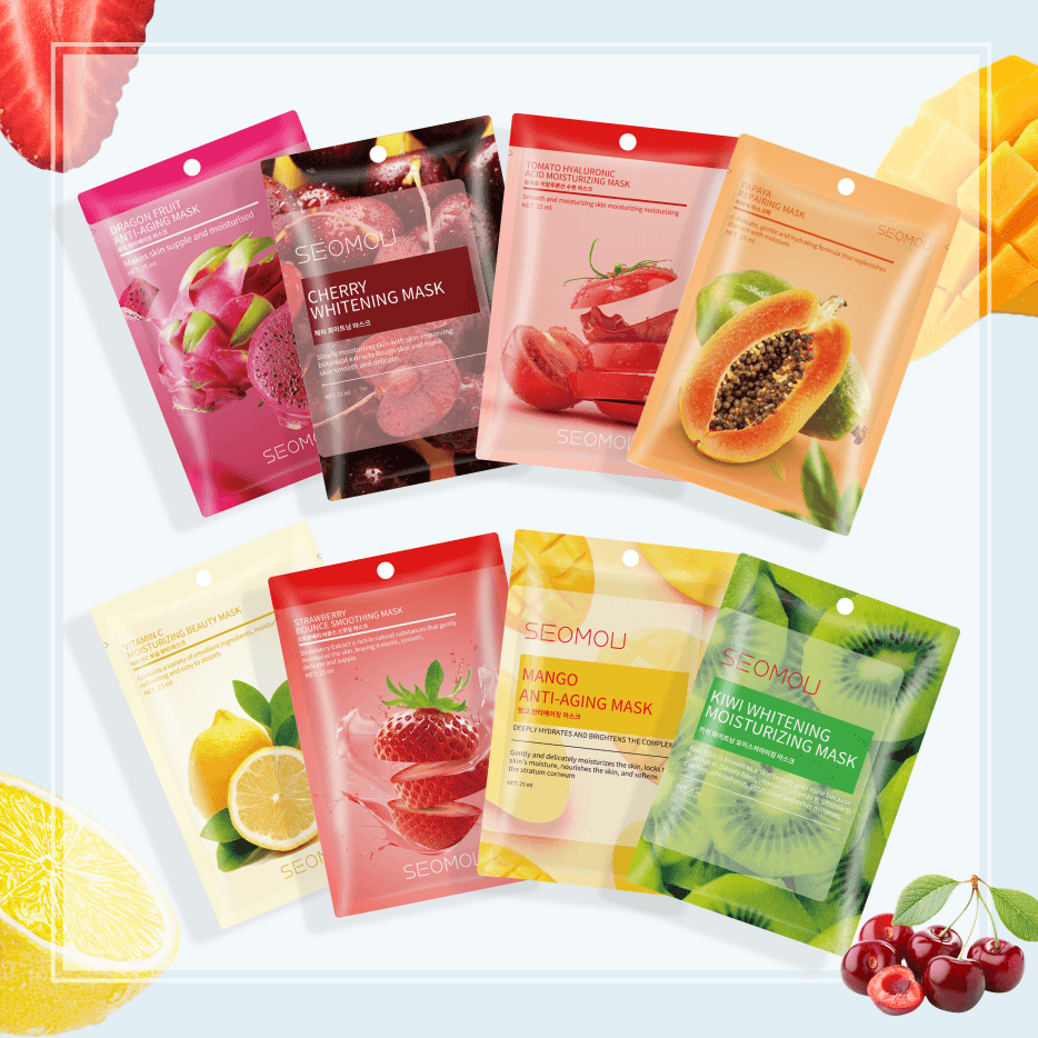 SEOMOU Papaya Face Mask 10pcs