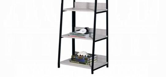 Wendral Natural & Black Finish 16 W Bookshelf