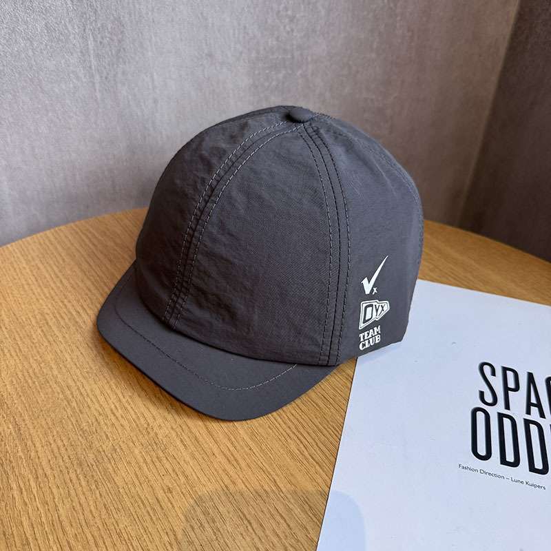 Summer Men's And Women's Solid-color Quick-drying Breathable Short-brimmed Hat With Simple Design - OYX Letter Style - Outdoor Fashionable Casual Baseball Cap