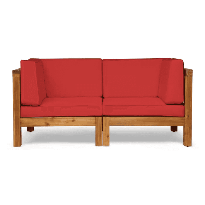 BRAVA X-BACK LOVESEAT, RED