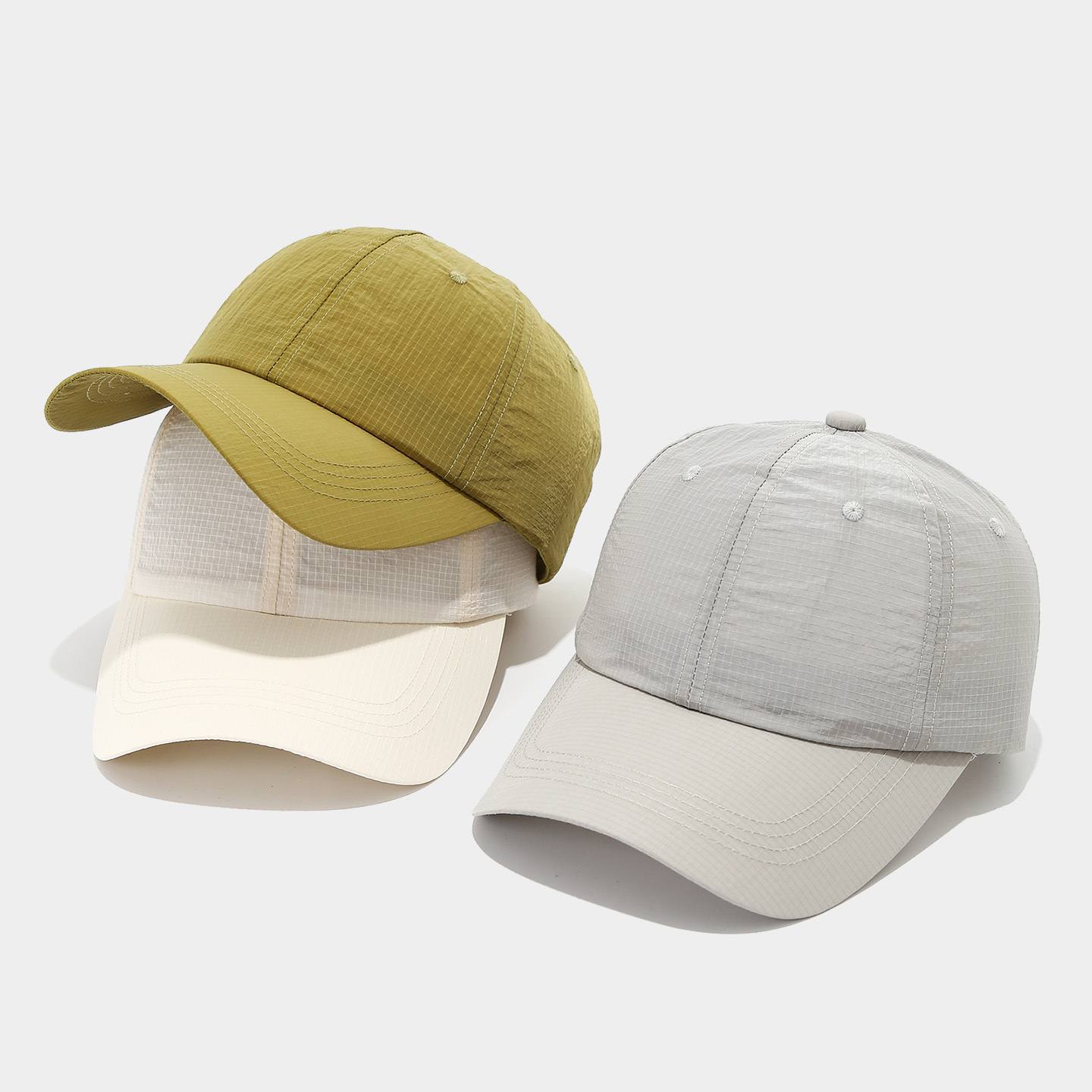 Summer Men's And Women's New Moisture-wicking Sun-protective Flat-brim Baseball Cap - Simple And Casual, Versatile And Breathable, Perfect For Couples.