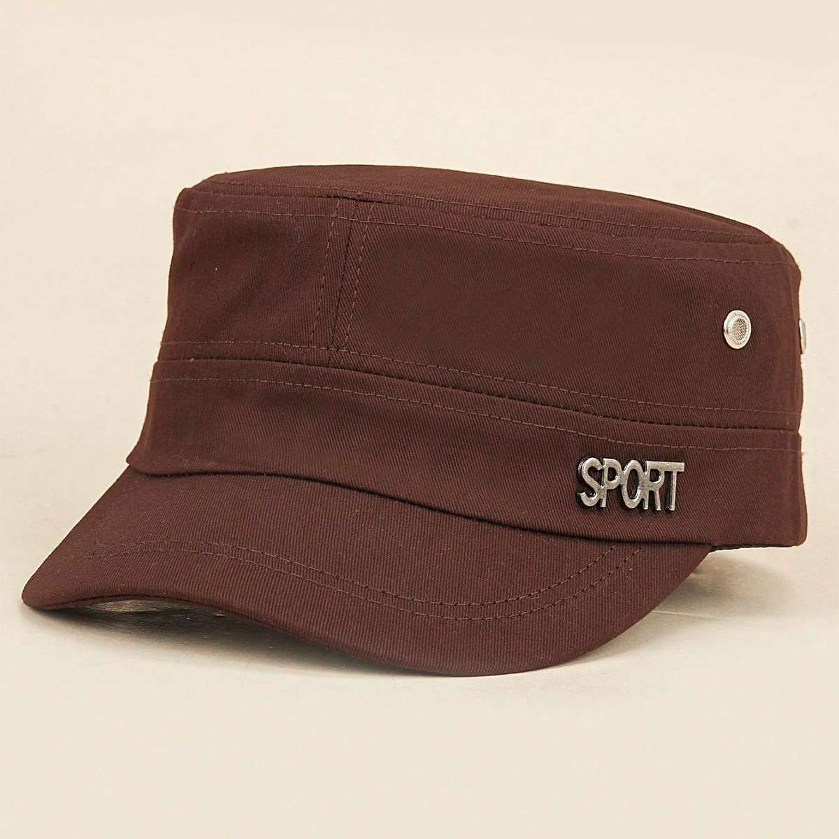 Men's And Women's All-color Iron-buttoned Baseball Cap With Flat Top. Fashionable And Casual. Suitable For Outdoor Outings, Mountain Climbing And Daily Commuting.