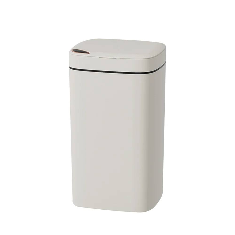 Smart Trash Can 16L Large-capacity Automatic Sensor Garbage Bin Home Waste Garbage Can For Kitchen Bathroom Bedroom Living Room